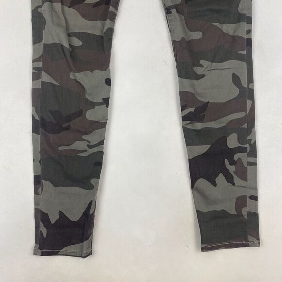 True Religion World Tour Starlet Green Camouflage Legging Pant Sz M Pull On - Picture 3 of 10